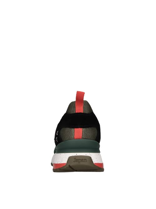 Sneakers in camoscio e tessuto LOTTO LEGGENDA | TOKYO SHIBUYA IIIVERDE-ROSSO-NERO